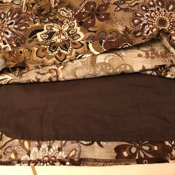 Summer dres, straps, floral pattern, lining - Picture 6 of 6